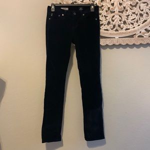 Adriano goldschmied “the stilt - cigarette leg” black corduroy skinny jeans